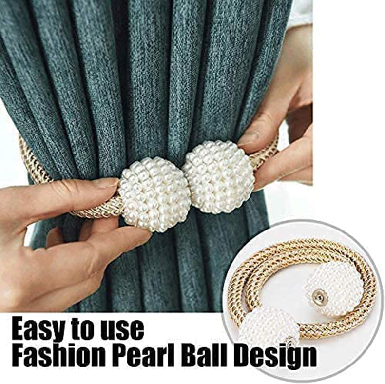 Stylish Magnetic Holdbacks – Effortless Curtain Control