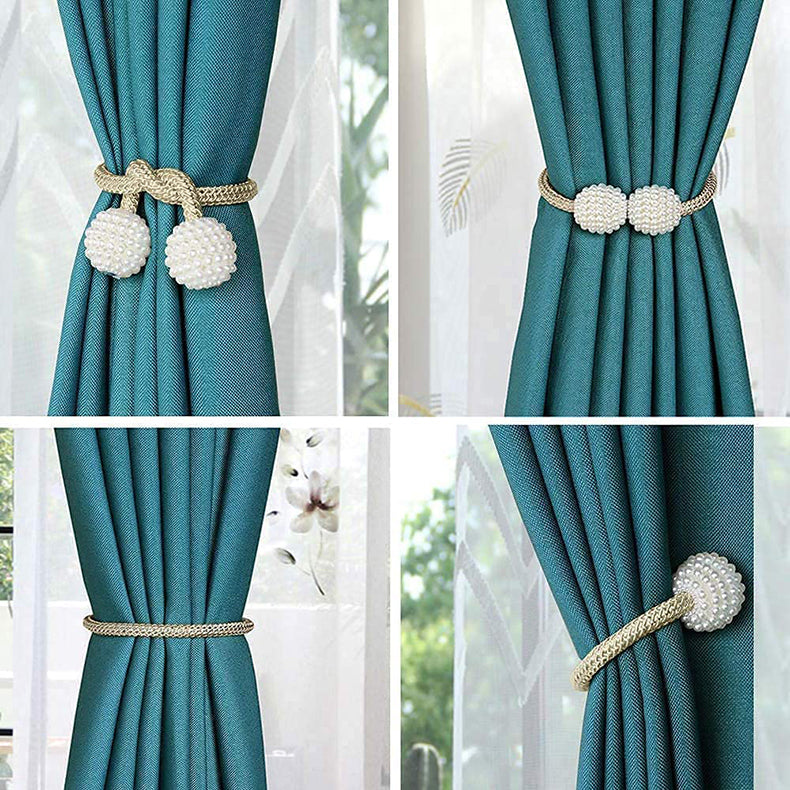 Stylish Magnetic Holdbacks – Effortless Curtain Control