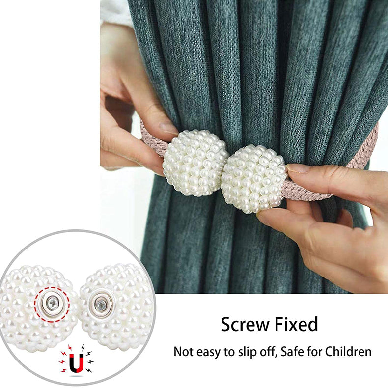 Stylish Magnetic Holdbacks – Effortless Curtain Control